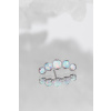 Industrial Strength Titánová bezzávitová koncovka Odyssey Prium White Opal