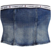 Tommy Hilfiger Blúzka TOMMY GIRL DENIM TUB DW0DW21221 Modrá