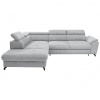 Stylife ROHOVÁ SEDACIA SÚPRAVA, textil, strieborná - Online Only obývacie izby - 000553009546