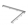 Tece TECEdrainline - Rošt na vloženie dlažby 120 cm, rohový, nerezová 611270
