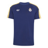adidas Mens Real Madrid Originals T-Shirt 25/26 Blue XL