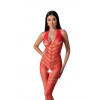 Passion BS100 red - Bodystocking Farba: Červená, Veľkosť: S/L