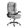 Látkové sivé kancelárske kreslo HELLS Chair HC-1033, HC__5907196012266