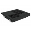 GTV ELITE zásuvka, organizér na šperky, 660-718, soft-close, černá