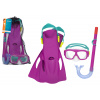 Lean Toys Bestway set na potápanie - ružový 25019