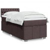 zahrada-XL Boxspring posteľ s matracom tmavohnedá 100x200 cm látka 3286989