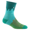 Darn Tough ponožky HIKER MICRO CREW Midweight Merino - dámské - modrozelené Velikost: M