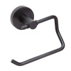 Sapho X-ROUND BLACK držiak toaletného papiera bez krytu, čierný SPH XR704B