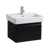 Laufen Pro - Umývadlová skrinka, 57x45x39 cm, 1 zásuvka, wenge H4830420954231