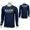 Tričko Illex Long Sleeved Navy Blue - XL