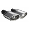 ULTER SPORT univerzálna koncovka výfuku oválna 120×80 s délkou 120 mm PRAVÁ