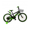 MK YB collection Yukon detský bicykel čierno-zelený 20
