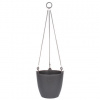 Plastkon Ariella závesný kvetináč antracitový priemer 18 cm Průměr květináče: 25 cm