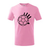 Hádzaná lopta ruka - Tričko detské bavlnené - 158 cm/12 rokov ( Ružová )