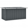 vidaXL Záhradný úložný box, sivý 129x67x65 cm - Sivá - 118893-65565