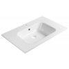 SAPHO Umyvadlo ARECA, liaty mramor, 81 x 51,5 cm, biele AC081