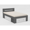 Jednolôžková posteľ REA LARISA 90/120/140 Farba: Graphite