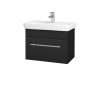 Dreja Umývadlová skrinka SOLO SZZ 60 - L03 Antracit vysoký lesk / Úchytka T02 / L03 Antracit vysoký lesk