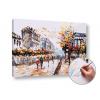 Maľovanie podľa čísel na plátno ULICA – vysoká náročnosť (Sada na maľovanie podľa čísel ARTMIE)