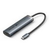 Vention 5v1 USB-C 100W PD 5Gbps 4K@60Hz strieborná