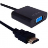 Redukcia GoGEN HDMI/VGA, 0,2m (HDMIVGAMF01) čierna