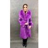 Max Original Leather Dámsky kožený kabát REBECCA FUR fuksia (44 M) - Fuchsia - 44