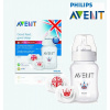 Avent Kojenecká fľaša (PP) AVENT AIRFLEX 260 ml s redukčným krúžkom a cumlíkmi 6-18m