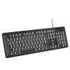 SAV Savio KB-04 klávesnica Domov / kancelária USB QWERTY UK International Čierna