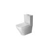 DURAVIT DuraStyle WC kombi misa, Vario odpad, s HygieneGlaze, biela, 2155092000