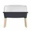 Prosperplast Sadbovač RESPANA PLANTER WOOD HIGH SET 78 cm - barva: antracit