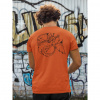 Mosquito Bites Tričko Dragon Pánske Farba: Oranžová (Orange), Veľkosť: S, Grafika: Vzadu (Back)