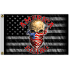 Velká vlajka USA lebka America Rising 150x90cm - vysoká kvalita FGA1071