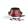 Tefal | Tefal - 10-dielna sada riadu INGENIO DAILY CHEF medená | GS0818