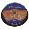 VERBATIM DVD-R 4,7GB/ 16x/ 10pack/ spindle (43523)