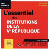 L'essentiel des institutions de la Ve République - Gilles Toulemonde