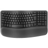 Logitech Wave Keys, bezdrôtová ergonomická klávesnica, SK/CZ, grafitová 920-012307