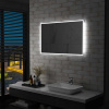 zahrada-XL Kúpeľňové nástenné zrkadlo s LED osvetlením 100x60 cm 144728