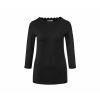 Tchibo - Tričko s trojštvrťovými rukávmi - pre dámy - veľ. M 40/42 - farba: čierna