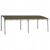 Zastrešenie VidaXL kov 600 x 300 x 255 cm