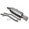 TATechnix športový tlmič výfuku 2x76mm BMW 3 Kabriolet (E30) - 320i + 325i