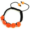 Shamballa náramok Ruže Koral rekonštruovaný