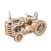 Robotime 3D drevené mechanické puzzle Traktor 135 ks