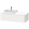 DURAVIT Happy D.2 Plus závesná skrinka pod umývadlo pod dosku (umývadlo vľavo), 1 zásuvka, 1300 x 550 x 354 mm, biela matná lakovaná, HP4942L3636
