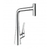 Hansgrohe M71 - Drezová batéria Metris Select s výsuvnou koncovkou, sBox, EcoSmart, chróm 73807000