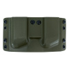 OWB Glock - vonkajšie puzdro na dva pištoľové dvojradové zásobníky bez SweatGuard RH Holsters® – Olive Green