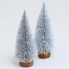 Kinekus Stromček vianočný na pni 15 cm sada 2 ks zasnežený