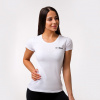 Dámske tričko Basic White - GymBeam barva: bílá, velikost: XS