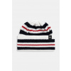 Čiapka s prímesou vlny Eisbar Stripy MÜ E30981 biela ONE SIZE