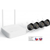 Tenda K4W-3TC - bezdrátový Wi-Fi kamerový set 2K (3MP), NVR + 4x IP kamera s LED, CZ aplikace 75011931