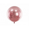 PartyDeco BALÓNIK latexový chrómový Rose Gold 60cm